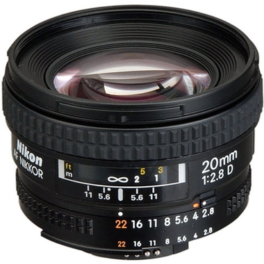 Nikon - AF NIKKOR 20mm f/2.8D 